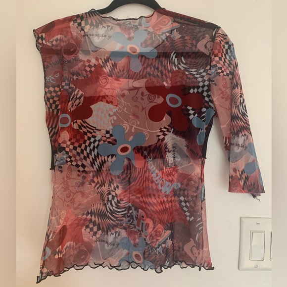 Vintage 90s Captive Mesh Top - Picture 4 of 4